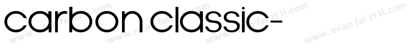 Carbon Classic字体转换